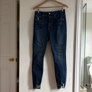 Good American Dark Indigo Skinny Jeans